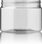 Lege 150 ml potten PET transparant incl. deksel (10 stuks) PETPACKER