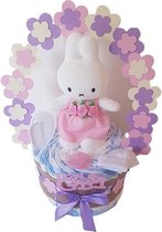 Nijntje Luiertaart Bloemen Meisje | Kraamcadeau | Kraampakket | Baby Cadeau