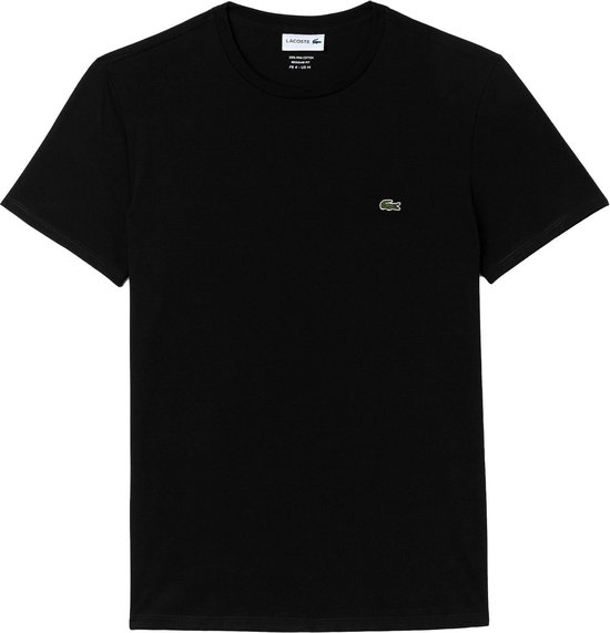 Lacoste Heren T-shirt - Black - Maat L