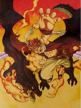 Poster - Fairy Tail Dragon Anime - 51 X 35 Cm - Multicolor