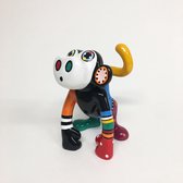 Jacky Zegers Beeld Aap Burki-Kleurrijke, Vrolijke Kunst–Uniek en Origineel Cadeau– in Kleurrijke Geschenkdoos - JZ14 - 22 cm