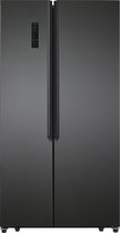Exquisit SBS135-040FDI - Amerikaanse koelkast - Dark inox