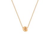 Orelia letter ketting G goudkleurig met giftbox