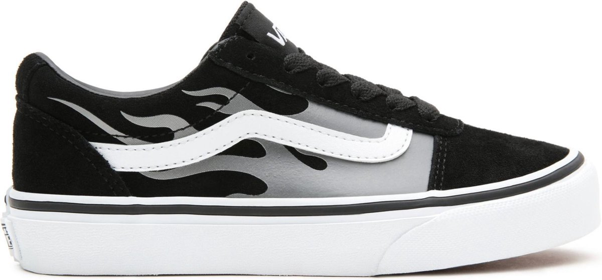 Vans YT Ward Sneakers Suede Flame Zwart