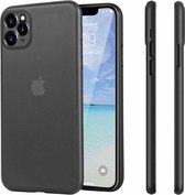 ShieldCase extreem dun hoesje geschikt voor Apple iPhone 11 pro max - zwart - Ultra dun hoesje - Super dunne case - Dun hoesje - Zwarte case + glas