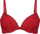 Hunkemöller Dames Lingerie Voorgevormde push-up beugel bh Maya - Rood - maat D75