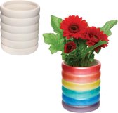 Baker Ross AX722 Keramische Regenboog Bloempotten (Doos Van 2)