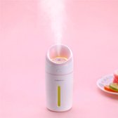 Aroma Diffuser 320ml - Aromatherapie - Luchtbevochtiger met verschillende instelbare sfeerlichten & andere extra's - Roze Editie