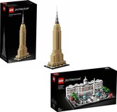 LEGO Architecture New York Bundel - LEGO Architecture 21046 Empire State Building + LEGO Architecture 21054 Het Witte Huis