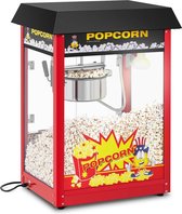 Royal Catering Popcorn Machine - 120 s werkcyclus - zwart dak
