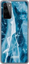 6F hoesje - geschikt voor OnePlus 9 Pro -  Transparant TPU Case - Cracked Ice #ffffff