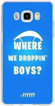Samsung Galaxy J5 (2016) Hoesje Transparant TPU Case - Fortnite - Where We Droppin' Boys #ffffff