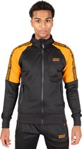 Wrong Friends Lyon Track Jacket Trainingsjas - zwart / oranje - M