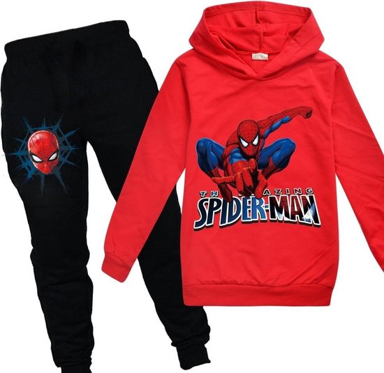 Trainingspak-Spiderman Marvel-Trainingspak Maat 110 | bol.com