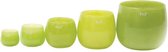 Dutz - design vaas - Pot lime - glas-  mondgeblazen - h 14 cm