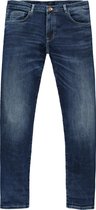 Cars Jeans Heren BATES DENIM Skinny Fit DARK USED - Maat 27/34
