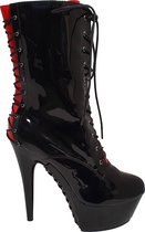 Soisbelle Grote Maten Ankle Boot  S9164  Zwart Maat 42
