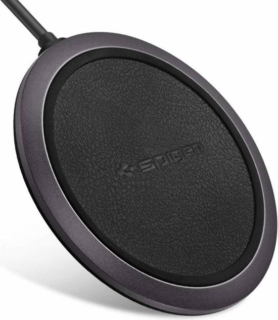 Spigen Essential Wireless Fast Charger F308W Zwart