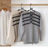 ✿BrenLux  Kledinghanger - 4 stuks zachte kledinghanger - plaatsbesparend