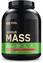 Optimum Nutrition Serious Mass - Weight Gainer / Mass Gainer - Aardbei - 2724 gram (8 shakes)