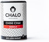 CHALO Chini Masala Chai Latte - Indische Vegan Chai -  Zwarte Assam thee - 25 porties/ 300GR - met minder suiker