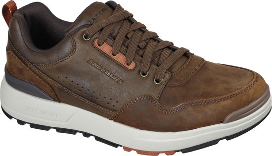 Skechers Rozier-Mancer Heren Veterschoenen - Dark Brown - Maat 45 | bol.com