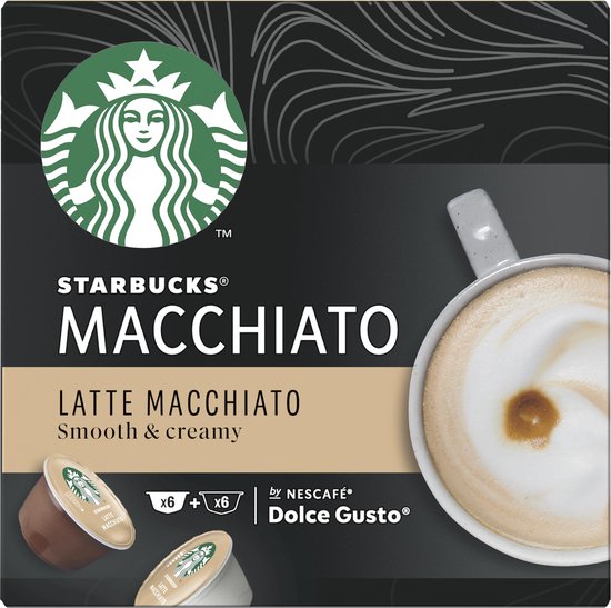 Nescafé Koffiecups Dolce Gusto Starbucks Latte Macchiato 18 cups (3x6) |  bol.com
