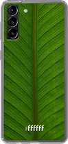 6F hoesje - geschikt voor Samsung Galaxy S21 Plus -  Transparant TPU Case - Unseen Green #ffffff