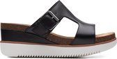 Clarks Lizby Ease - Black Leather - Vrouwen - Maat 41