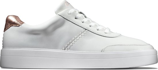 Clarks Hero Walk Dames Sneakers - White Combi - Maat 41 | bol.com