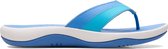 Clarks Sunmaze Surf Dames Slippers - Blue - Maat 37