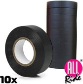 Lifetime Tools 4235 Insulating Adhesive Tape (10 Rolls) PVC 10 m x 18 mm Black