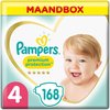 Pampers Premium Protection Luiers - Maat 4 (9-14 kg) - 168 Stuks - Maandbox
