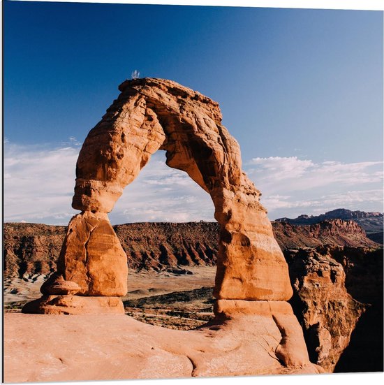 Dibond - Arches National Park - Utah Amerika - Foto op Aluminium (Wanddecoratie van metaal)