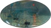 Haarspeld  Ovaal 8 cm, zonondergang  Claude Monet