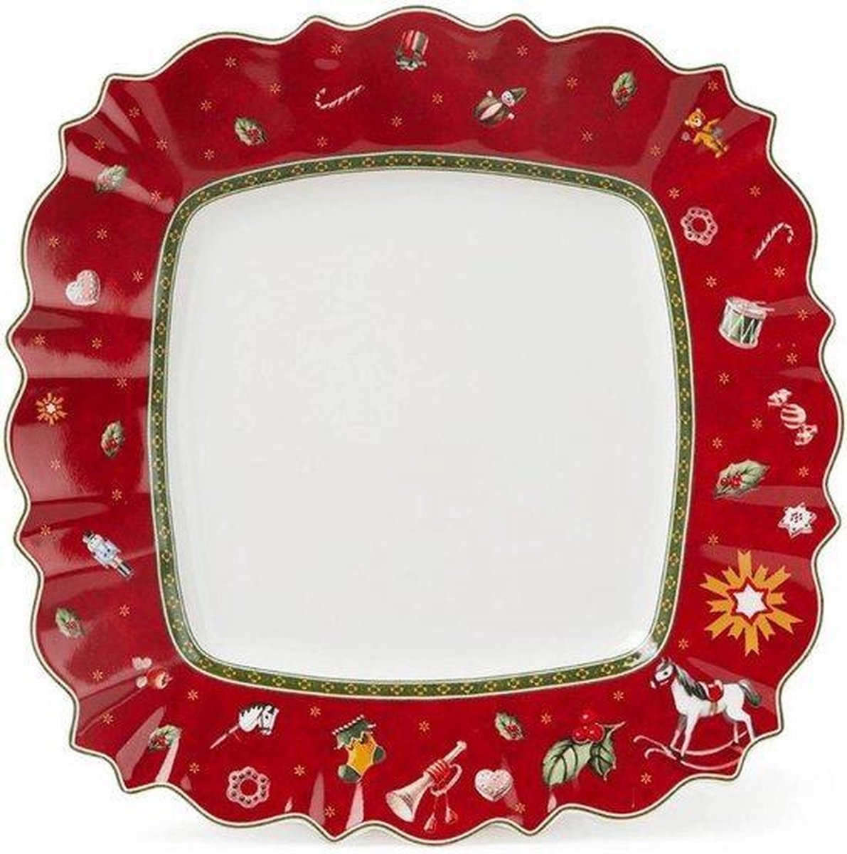 Villeroy & Boch Dinerbord Toy's Delight Rood 28 x 28 cm
