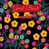 Guest Book - Floral Symphony of Spring -For any occasion