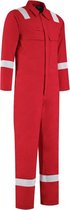 Dapro Blizzard Multinorm Gevoerde Winter Overall - Maat XL - Rood - Vlamvertragend , antistatisch en lasnorm - Winteroverall