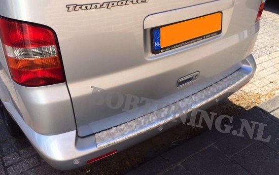 Aluminium traanplaat bumperbescherming Volkswagen T5 T6 | Transporter | Multivan | Caravelle | 2003-2015 | 2015+