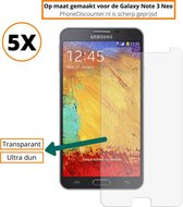 screenprotector galaxy note 3 neo | Galaxy Note 3 Neo protective tempered glass 5x | Galaxy Note 3 Neo SM-N7505 gehard glas | 5x beschermglas galaxy note 3 neo samsung | Samsung Galaxy Note 3