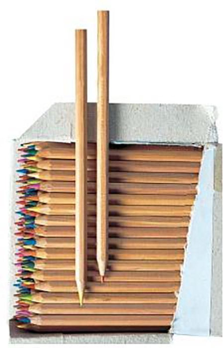 Potlood - FSC - zeskant blank 17,5 cm - potloden - 144stuks - kleurpotloden - cederhout - schilderen - kleuren - kunstenaars -