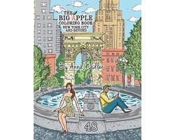 Travel and Cities-The Big Apple Coloring Book, New York City and Beyond