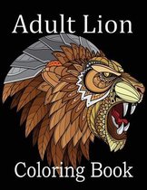 Adult Lion Coloring Book