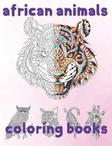 african animals coloring book