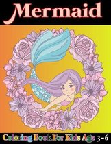 Mermaid coloring book for kids age 3-6