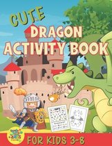 cute dragons activity book for kids 3-8