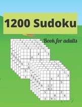 1200 Sudoku Book for adults