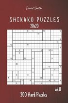 Shikaku Puzzles - 200 Hard Puzzles 20x20 vol.11