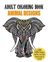 Adult Coloring Book Animal Designs