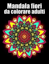 Mandala fiori da colorare adulti